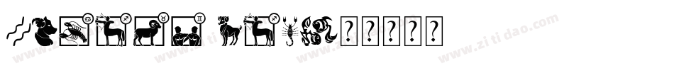 Zodiac Mix字体转换
